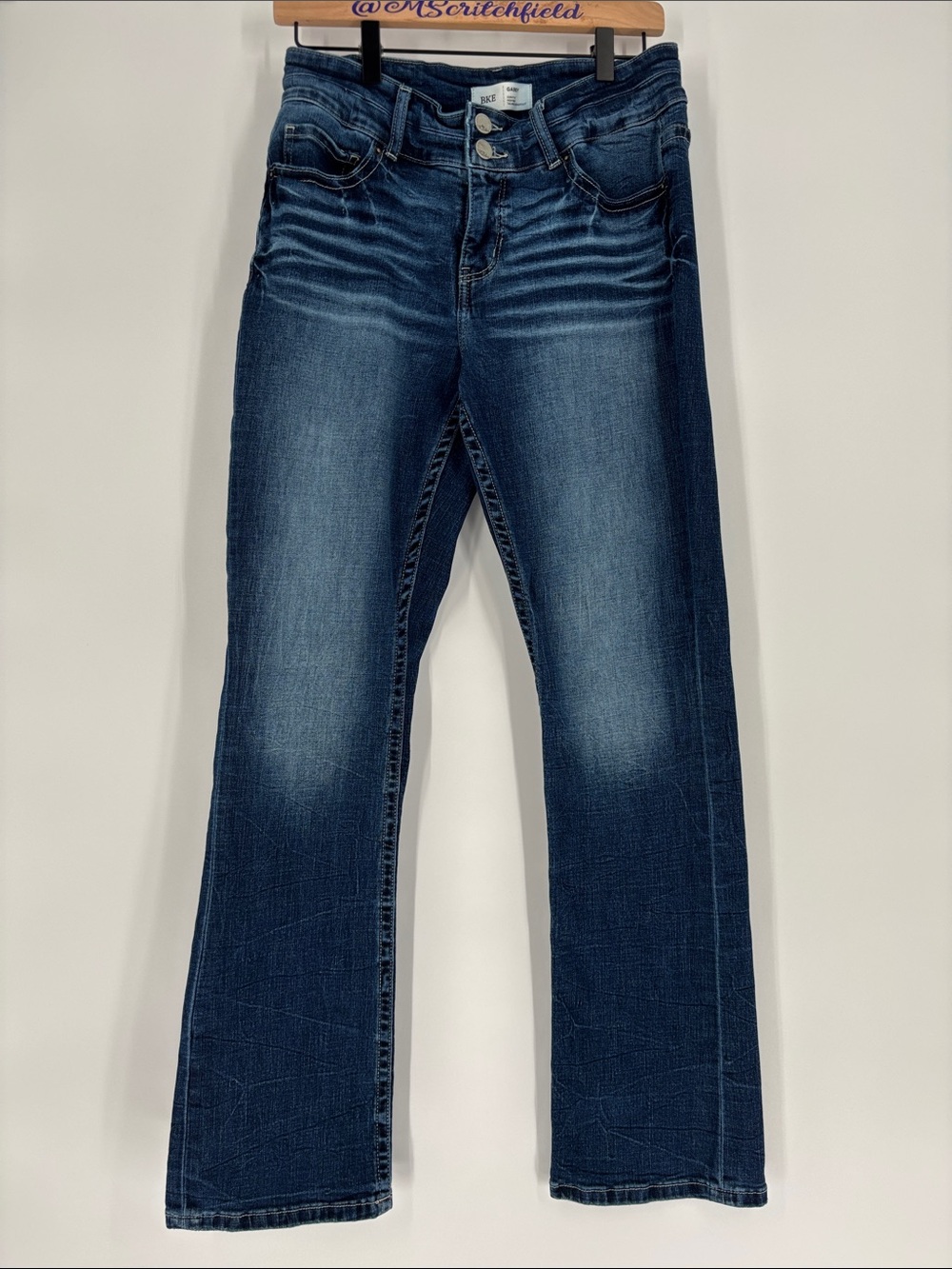 Bke gabby curvy fit high rise jeans 27 x 31.5